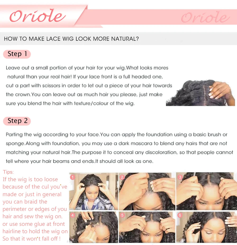 Invisible Strap 360 Full Lace Glueless Wig Hidden Water Wave Lace Front Wig Human Hair Chocolate Brown Deep Wave Frontal Wig