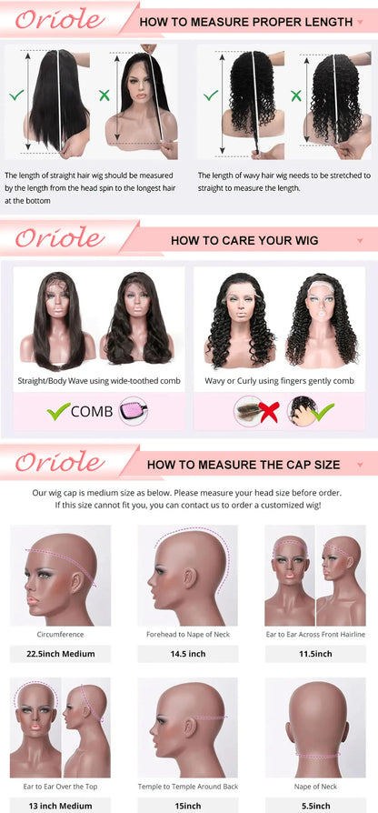 Invisible Strap 360 Full Lace Glueless Wig Hidden Water Wave Lace Front Wig Human Hair Chocolate Brown Deep Wave Frontal Wig
